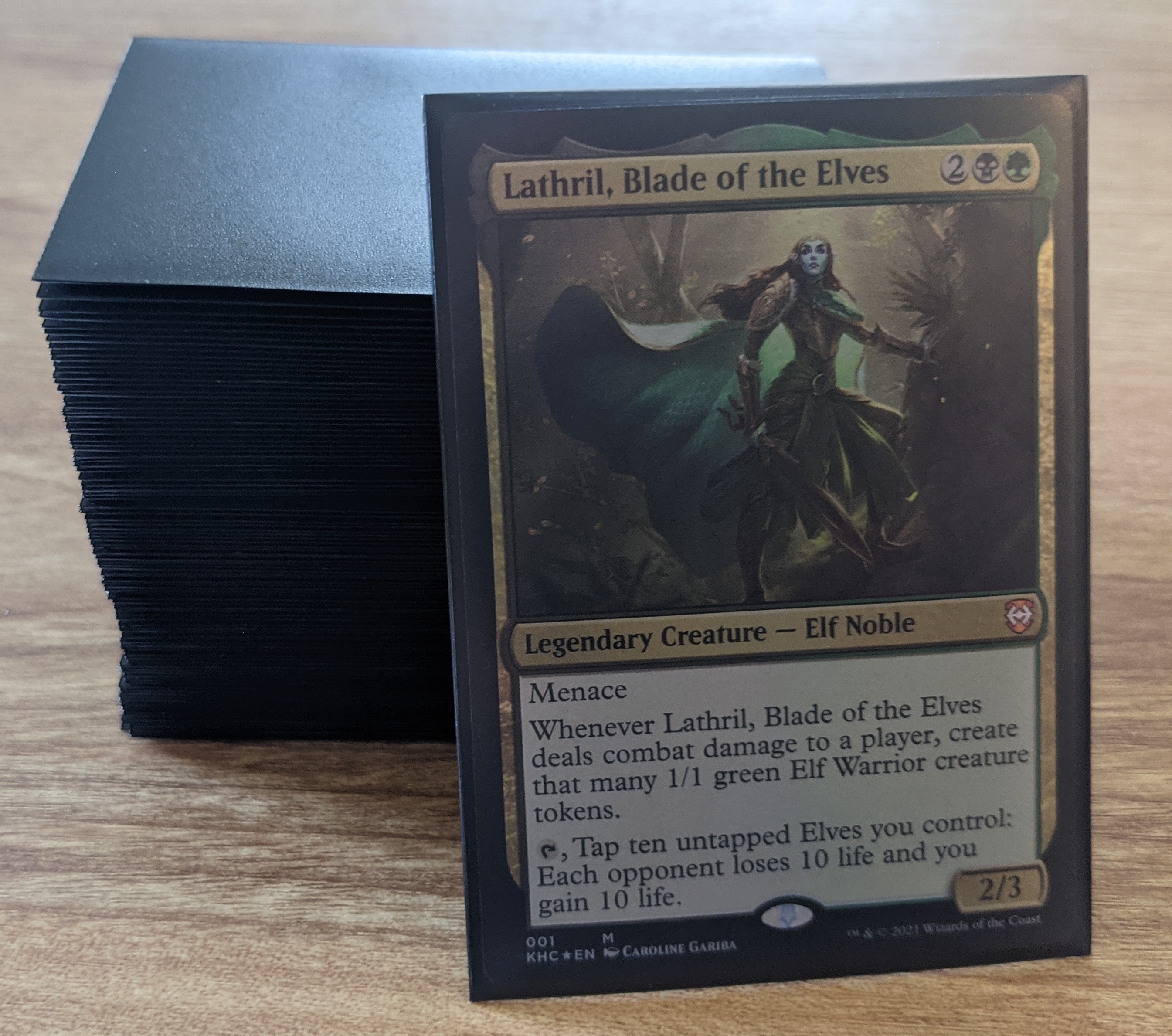 Lathril, Blade of the Elves - Elf EDH Deck (Custom 100 Card Commander Deck)